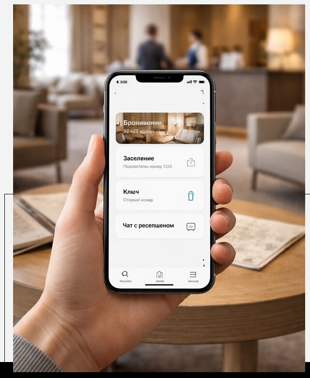Мобильное приложение для гостей отеля в Белове, управление сервисом
